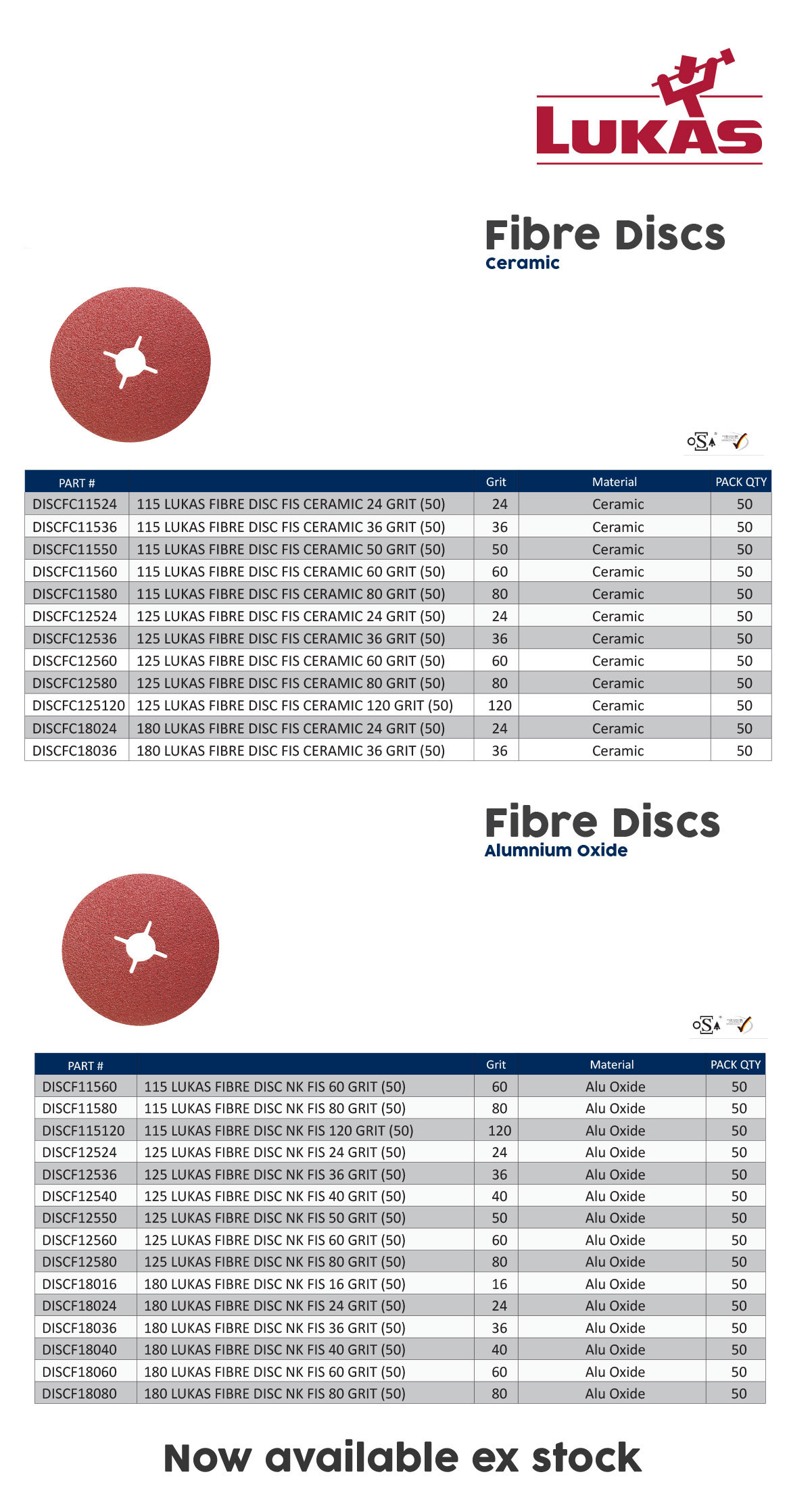 Lukas-fibre-discs